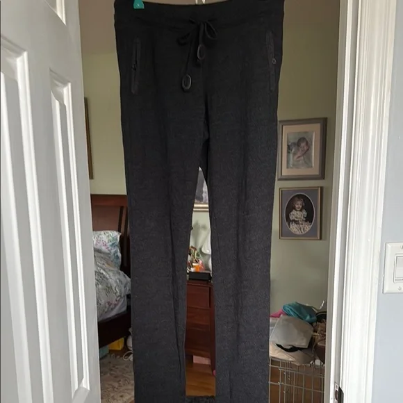 Black Drawstring Pants - Picture 1 of 4